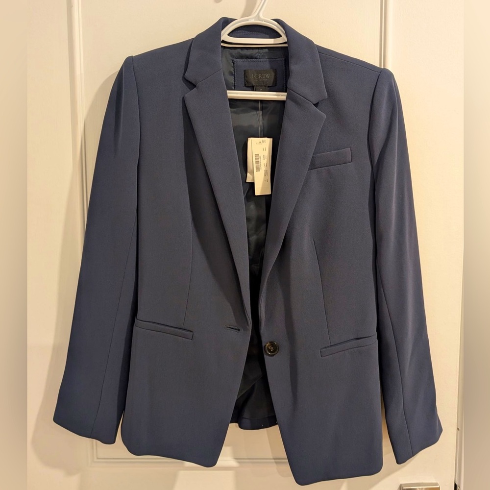 J. Crew Collection navy Blazer size 2